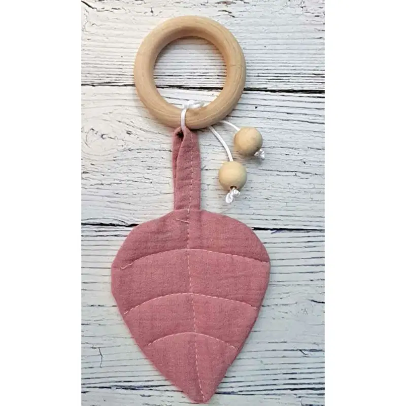 Baby Wooden Teether Ring DIY Leaf Shape Chewing Teething Nursing Soother Infant Molar Play Toys
Baby Wooden Teether Ring DIY Leaf Shape Chewing Teething Nursing Soother Infant Molar Play Toys