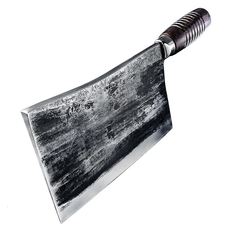 Кованый нож мясника из углеродистой стали кухонный измельчитель ручной работы