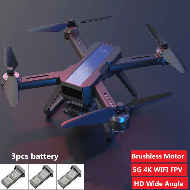 Profesional 5G 4K GPS WIFI FPV Drone with HD Camera Brushless Motor RC Quadcopter Gimbal 500M RC Distance Optical flow position 
Profesional 5G 4K GPS WIFI FPV Drone with HD Camera Brushless Motor RC Quadcopter Gimbal 500M RC Distance Optical flow position