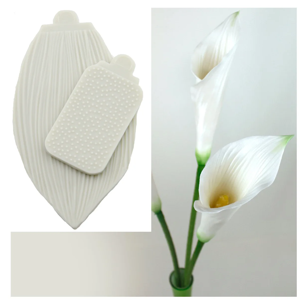 Супер большая силиконовая форма для лилии и листьев тюльпана инструменты