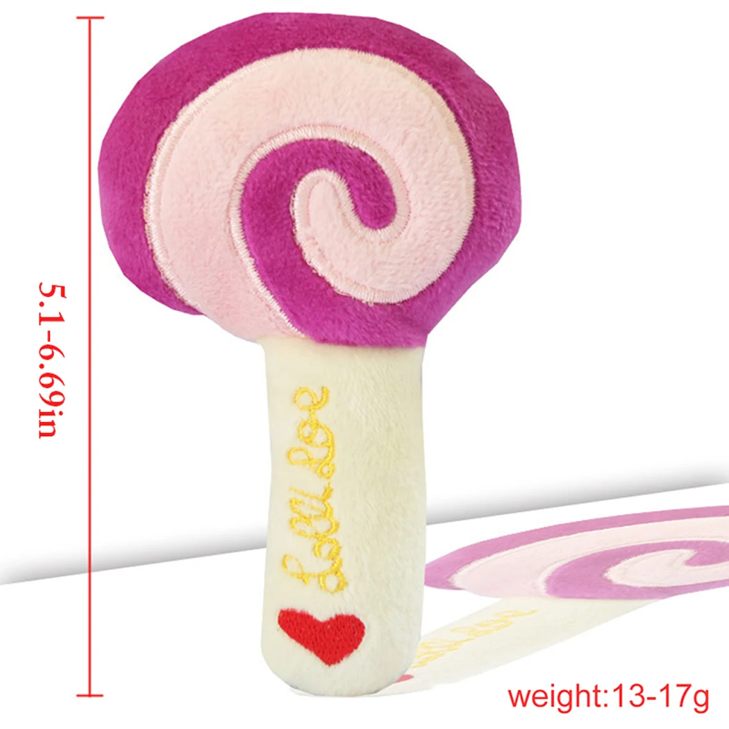 2PCS Pet Toy Lollipop Shape Toy Cute Plush Squeaky Toy Pet Chewing Toy Funny Interactive Toys Training Toys Sound Toy
2PCS Pet Toy Lollipop Shape Toy Cute Plush Squeaky Toy Pet Chewing Toy Funny Interactive Toys Training Toys Sound Toy