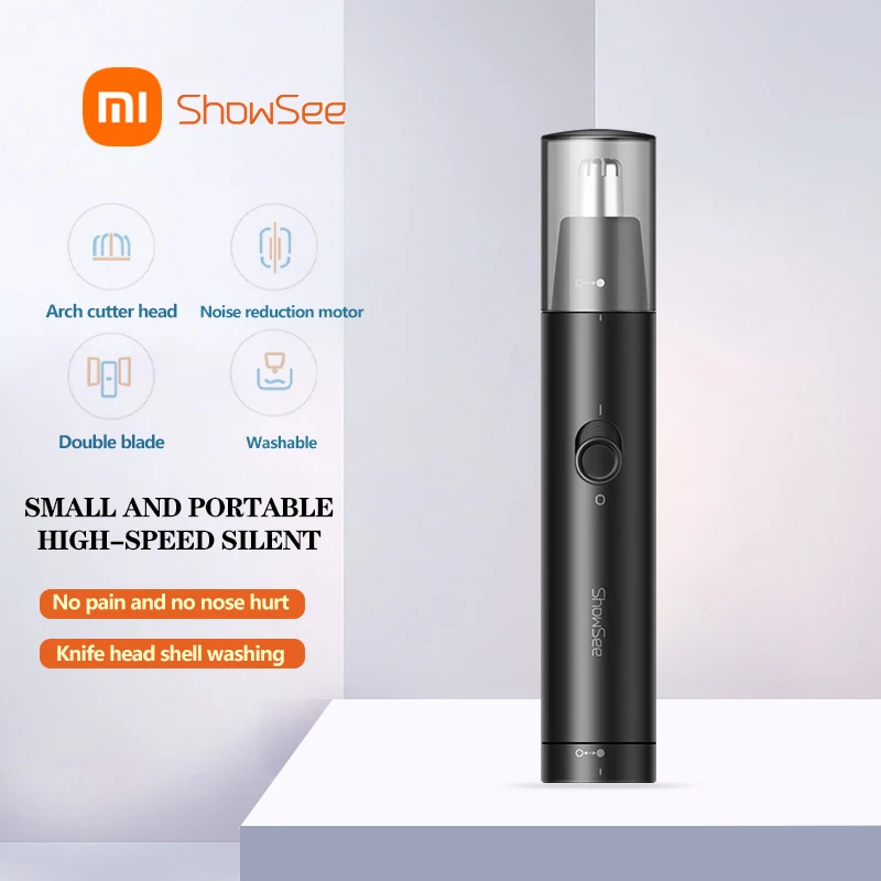 Xiaomi Youpin ShowSee C1 Portable Electric Nose Hair Trimmer with Removable Washable Rotating Blade Ear and Nose Hair Cleaner
Xiaomi Youpin ShowSee C1 Portable Electric Nose Hair Trimmer with Removable Washable Rotating Blade Ear and Nose Hair Cleaner