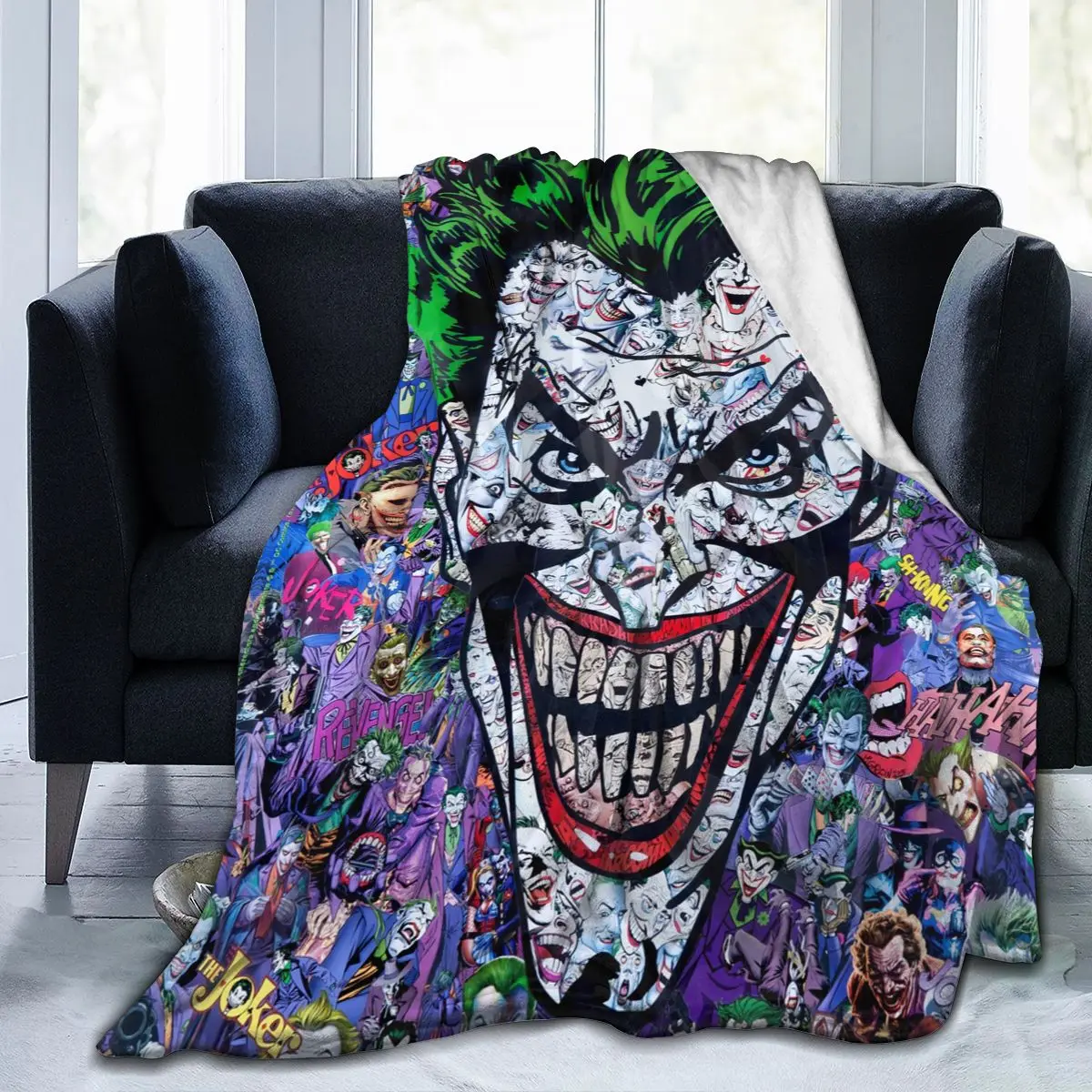 Joker Flannel Blanket Multi-Size Air Conditioning Blanket Thermal Blanket Suitable For All Season
Joker Flannel Blanket Multi-Size Air Conditioning Blanket Thermal Blanket Suitable For All Season