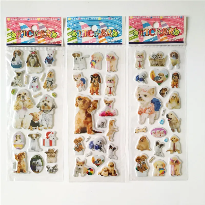 6pcs Cartoon Pet Dog Sticker 3D Scrapbook Animal Cat Chicken Lion Tiger Dinosaur Butterfly Bubble Stickers Reward Kids Gift
6pcs Cartoon Pet Dog Sticker 3D Scrapbook Animal Cat Chicken Lion Tiger Dinosaur Butterfly Bubble Stickers Reward Kids Gift