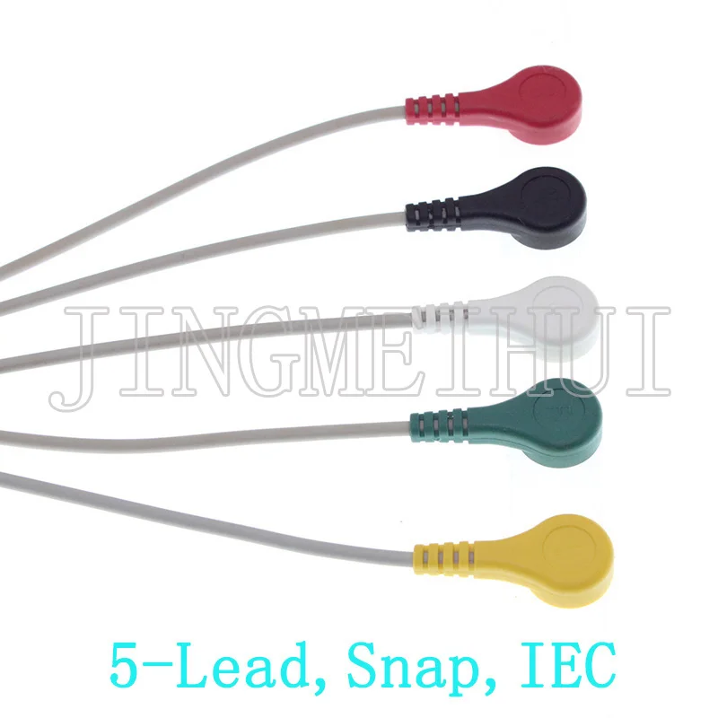 Совместимый с кабелем Mortara H3 Holter Recorder ECG 10P, 3293-036-51, 5 свинцовых защелок/зажимов, ECG AHA/IEC leadwire
Совместимый с кабелем Mortara H3 Holter Recorder ECG 10P, 3293-036-51, 5 свинцовых защелок/зажимов, ECG AHA/IEC leadwire
