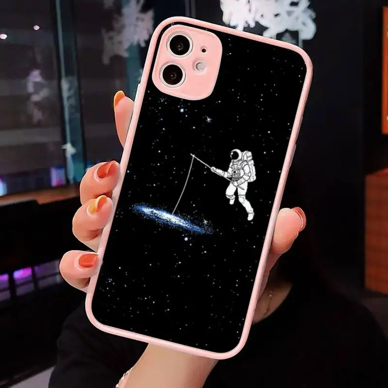 Phone Case For iPhone 12 11 Mini Pro XR XS Max 7 8 Plus X astronaut Stars Milky Way Full Back Cover Matte transparent Pink Cover
Phone Case For iPhone 12 11 Mini Pro XR XS Max 7 8 Plus X astronaut Stars Milky Way Full Back Cover Matte transparent Pink Cover