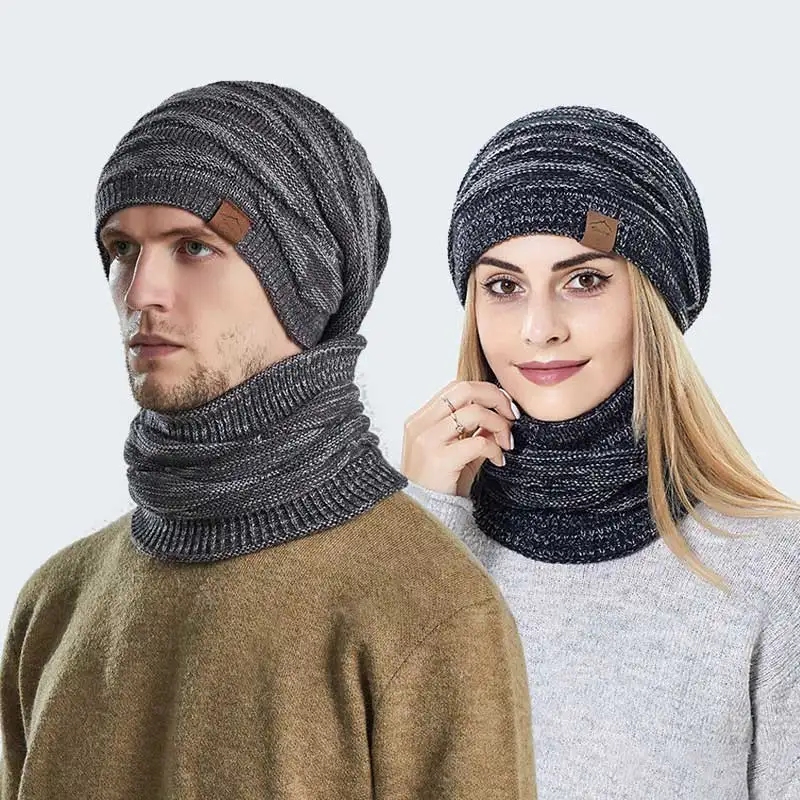 Unisex Women's Winter Knitted Hats Warm Beanies Hat Set Thick Skullies Beanies Caps Outdoor Ski Cap Neck Guard with Scarf New
Unisex Women's Winter Knitted Hats Warm Beanies Hat Set Thick Skullies Beanies Caps Outdoor Ski Cap Neck Guard with Scarf New