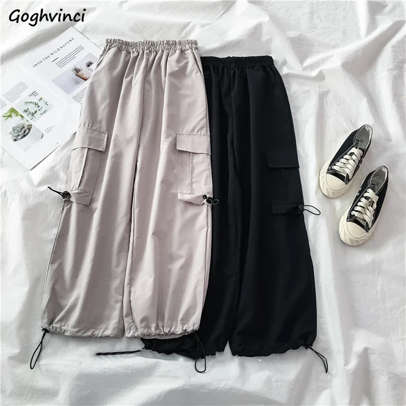 Women Pants Safari Style Solid Fashion Multi-pockets Adjustable Elastic Waist Students Cargo Pant Spring Autumn High Street Chic
Women Pants Safari Style Solid Fashion Multi-pockets Adjustable Elastic Waist Students Cargo Pant Spring Autumn High Street Chic