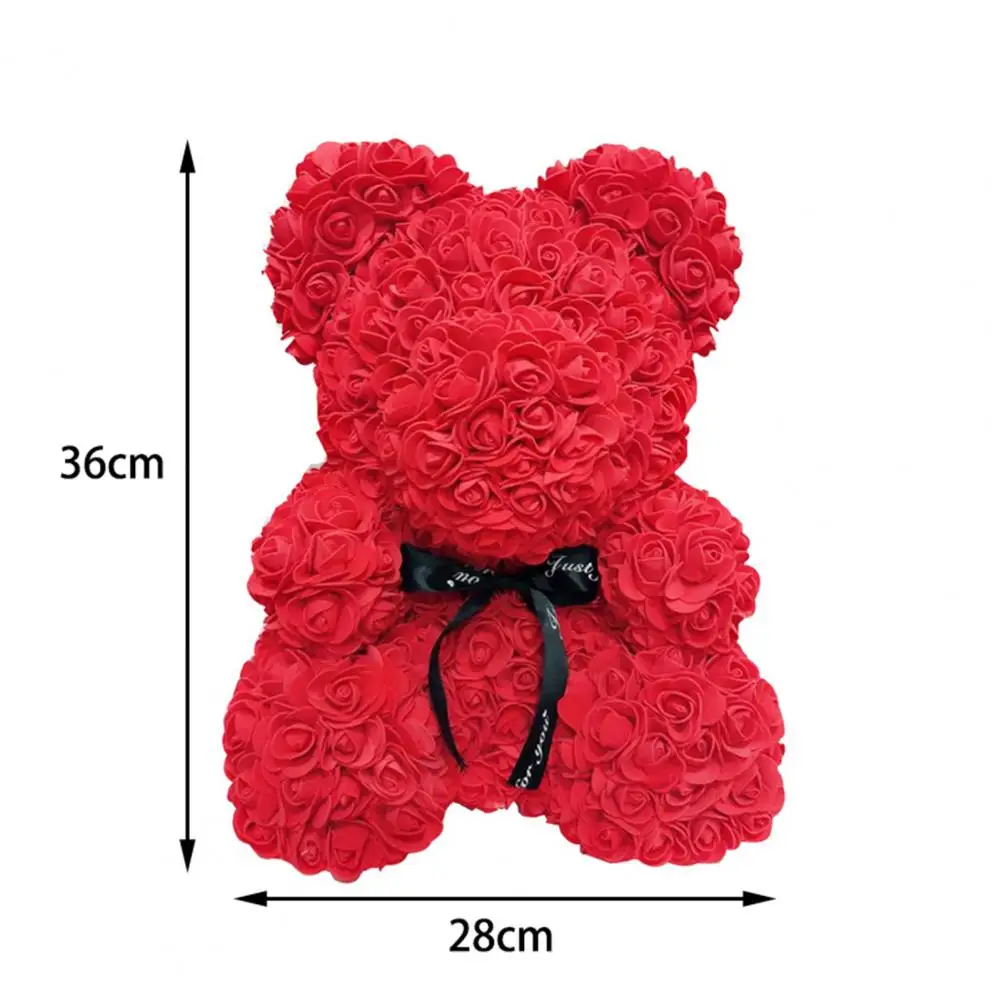 Rose Bear Romantic Handmade PE Foam Simulation Flower Bear Doll for Valentine's Day Gifts
Rose Bear Romantic Handmade PE Foam Simulation Flower Bear Doll for Valentine's Day Gifts