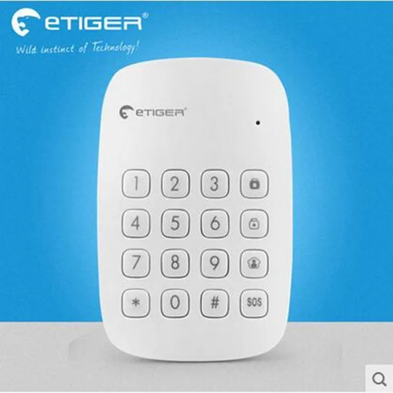 Беспроводная rfid метка Etiger 433 МГц клавиатура для сигнализации S4 и gsm системы S3B