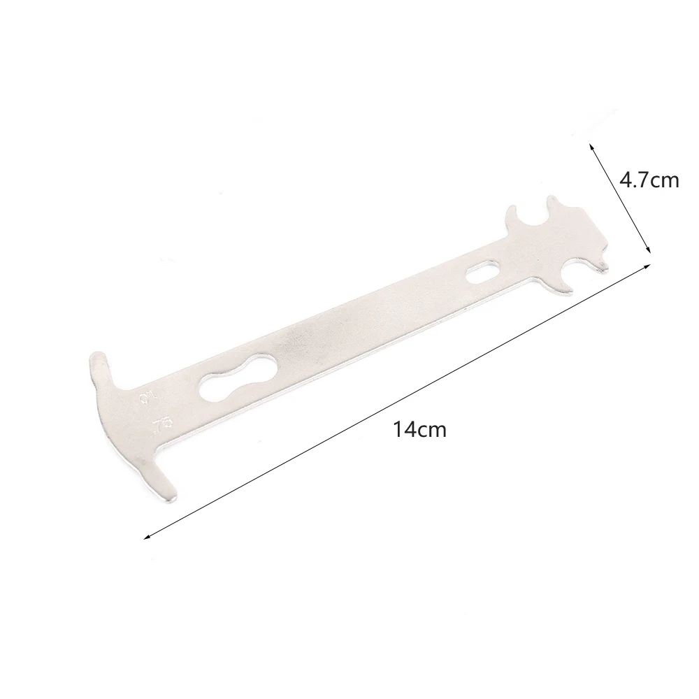 Bike Chain Checker Stainless Steel Measuring Tool Mountain Bike Portable Chain Wear Gauge Checking Tool Bicycle Accessory
Bike Chain Checker Stainless Steel Measuring Tool Mountain Bike Portable Chain Wear Gauge Checking Tool Bicycle Accessory