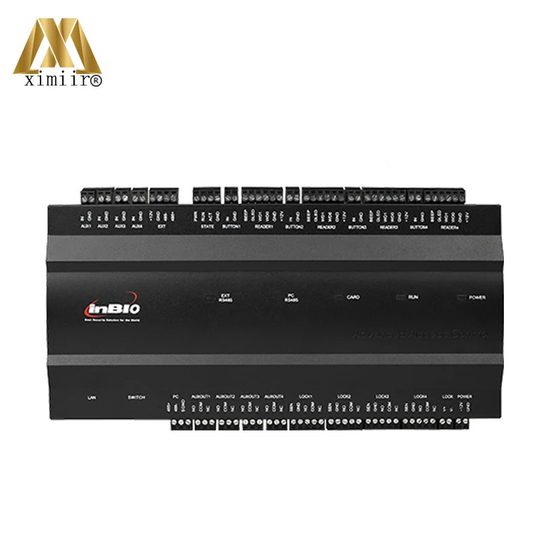 Biometric Fingerprint Access Control Panel TCP/IP Communication Inbio460 Four Doors Access Control Board
Biometric Fingerprint Access Control Panel TCP/IP Communication Inbio460 Four Doors Access Control Board