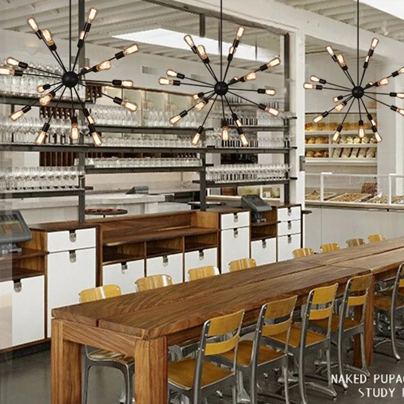 Creative Vintage Retro Led Indoor Chandelier Loft Industrial Style Restaurant Kitchen Living Room Iron Lights Fixture Lamp Decor
Creative Vintage Retro Led Indoor Chandelier Loft Industrial Style Restaurant Kitchen Living Room Iron Lights Fixture Lamp Decor