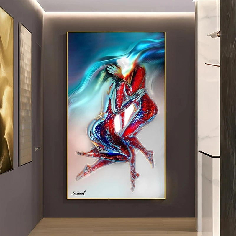 Abstract Sexy Body Nude Canvas Painting Kiss Lover Posters and Prints Wall Art Picturse for Living Room Home Decor Hotel Cuadros
Abstract Sexy Body Nude Canvas Painting Kiss Lover Posters and Prints Wall Art Picturse for Living Room Home Decor Hotel Cuadros