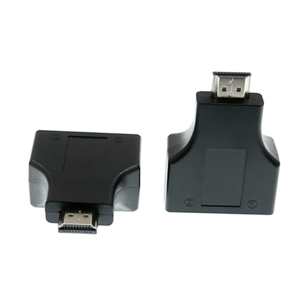 1 пара HDMI двойной RJ45 CAT5E CAT6 UTP LAN Ethernet удлинитель Ретранслятор адаптер 1080P для HDTV HDPC