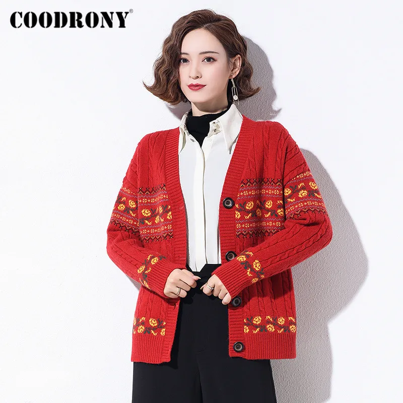 COODRONY Brand 2020 New Arrival Casual Thick Warm Cardigan Female Autumn Winter Streetwear Floral Soft Slim Women Sweaters W1086
COODRONY Brand 2020 New Arrival Casual Thick Warm Cardigan Female Autumn Winter Streetwear Floral Soft Slim Women Sweaters W1086
