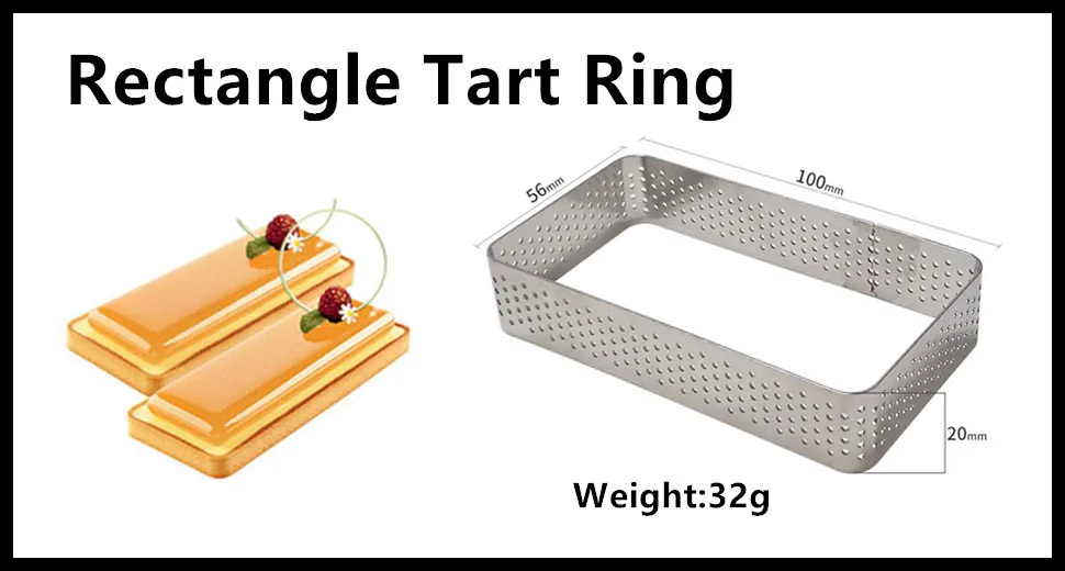 SHENHONG Tartlet Molds French Dessert Mousse Fruit Tart Ring Quiche Cake Mold Tartelettes au Citron Tarte Tatin Cheese Pie
SHENHONG Tartlet Molds French Dessert Mousse Fruit Tart Ring Quiche Cake Mold Tartelettes au Citron Tarte Tatin Cheese Pie