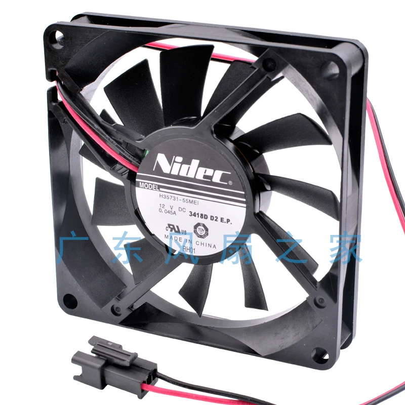 New Original Nidec H35731-55MEI 80x80x15MM DC12V 0.045A Refrigerator Cooling Fan
New Original Nidec H35731-55MEI 80x80x15MM DC12V 0.045A Refrigerator Cooling Fan