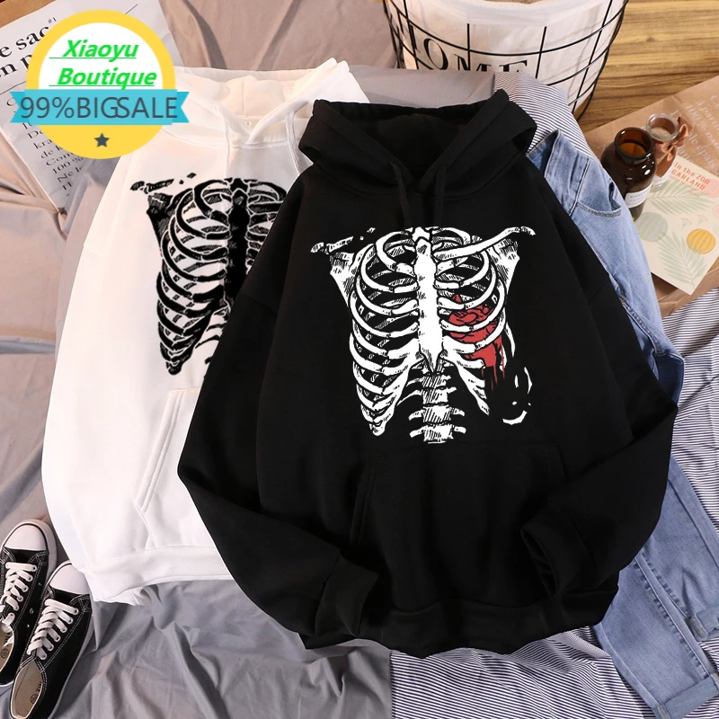 Harajuku Hooded Sweatshirt Retro Skeleton Print Women Hoodies gothic Autumn Winter Long Sleeve Streetwear Female goth Hoodie
Harajuku Hooded Sweatshirt Retro Skeleton Print Women Hoodies gothic Autumn Winter Long Sleeve Streetwear Female goth Hoodie