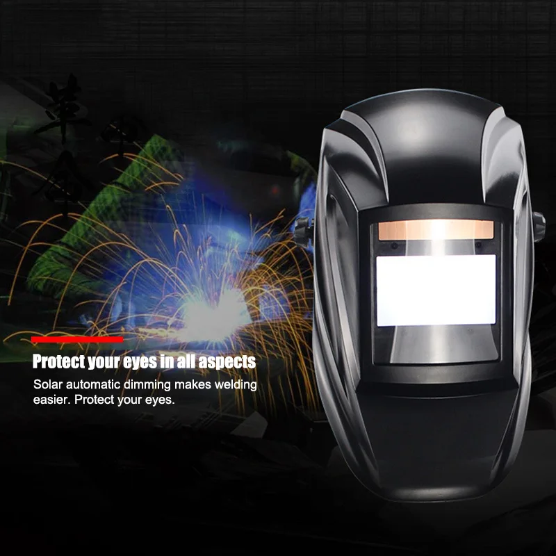 Solar Automatic Dimming Welding Face Cover Protective Face Shield 100x59.5mm Large Window View All-round Protection Eyes
Solar Automatic Dimming Welding Face Cover Protective Face Shield 100x59.5mm Large Window View All-round Protection Eyes