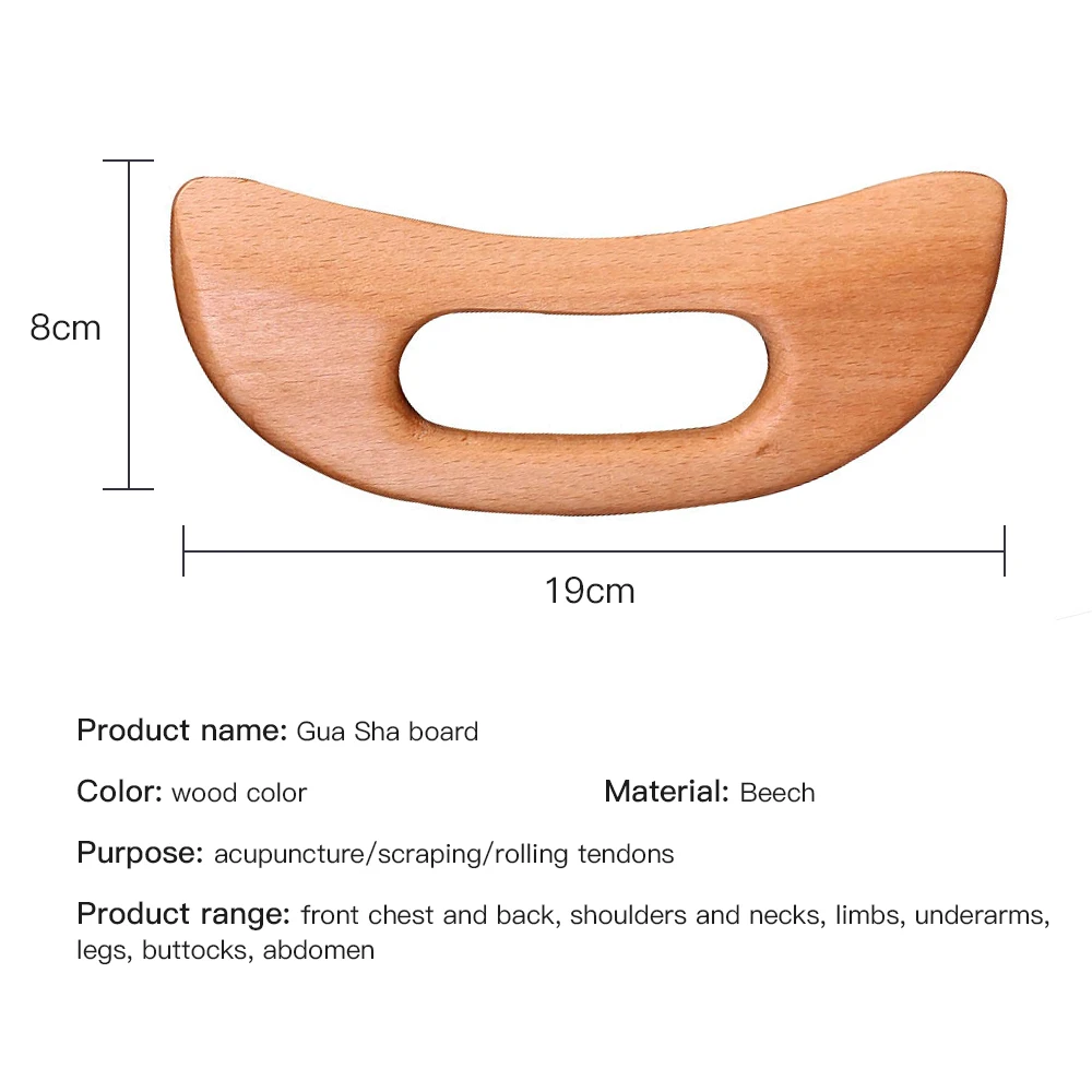 Yellow Beech Gua Sha Scraper Relaxing and Scraping Back Scratcher The Muscles Massage Tool General Use for The Whole Body
Yellow Beech Gua Sha Scraper Relaxing and Scraping Back Scratcher The Muscles Massage Tool General Use for The Whole Body