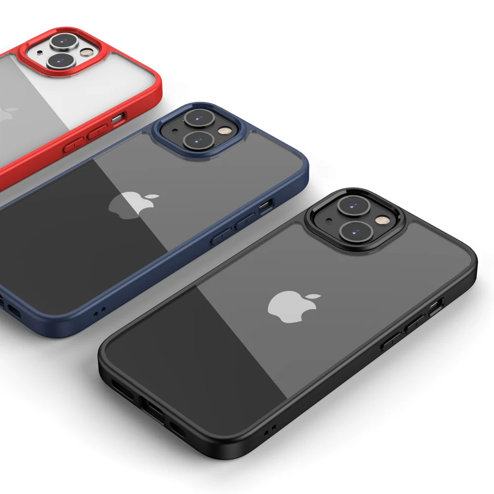 Transparent Shockproof Armor Phone Case for iPhone 13 Pro Max 12 Mini Silicone PC Cover for iPhone 11 Pro Xs Max X Xr 7 8 Plus
Transparent Shockproof Armor Phone Case for iPhone 13 Pro Max 12 Mini Silicone PC Cover for iPhone 11 Pro Xs Max X Xr 7 8 Plus