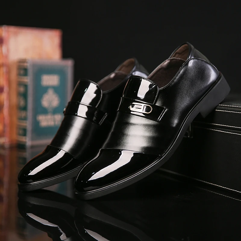 Spring Autumn 2020 Men's Leather Shoes British Business Wear Men's Casual Leather Shoes Breathable Set Foot Work Men's Shoes
Spring Autumn 2020 Men's Leather Shoes British Business Wear Men's Casual Leather Shoes Breathable Set Foot Work Men's Shoes