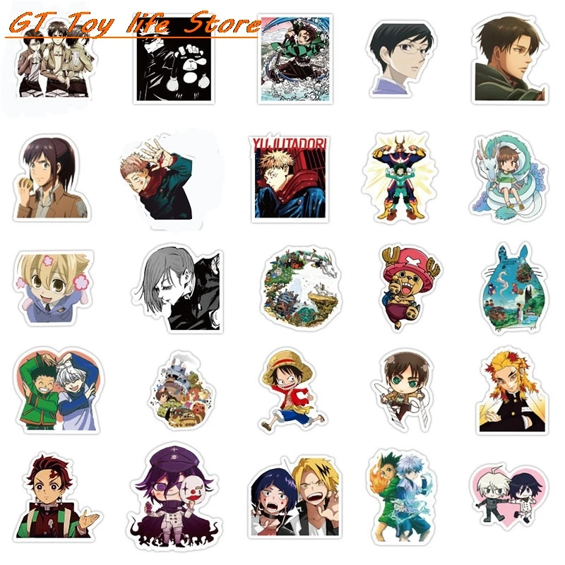 10/50PCS Mix Anime Jujutsu Kaisen Attack on Titan Stickers Graffiti DIY Luggage Laptop Skateboard Phone Decal Sticker Toy
10/50PCS Mix Anime Jujutsu Kaisen Attack on Titan Stickers Graffiti DIY Luggage Laptop Skateboard Phone Decal Sticker Toy