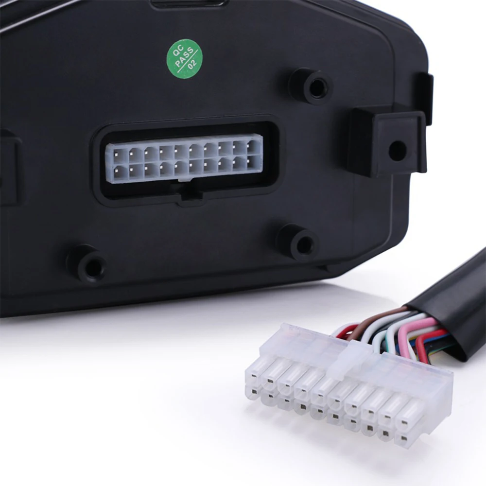 Motorcycle Universal LED LCD Speedometer Digital Odometer Backlight Speed water temperature oil meter For 2 4 Cylinders honda 
Motorcycle Universal LED LCD Speedometer Digital Odometer Backlight Speed water temperature oil meter For 2 4 Cylinders honda