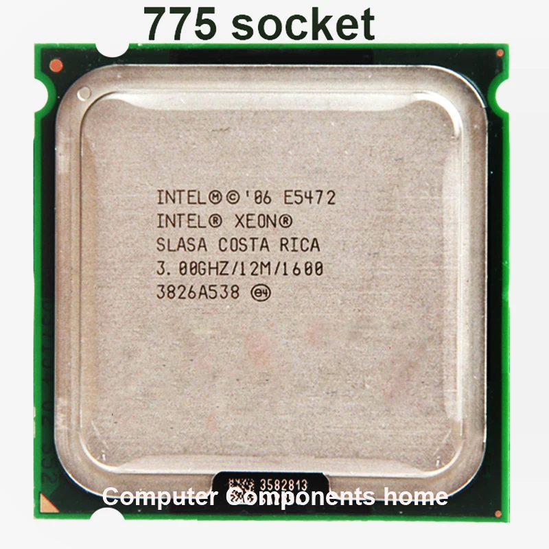 INTEL XEON E5472 CPU Quad-Core 3.0GHz 12MB 80W works on LGA775 mainboard no need adapter
INTEL XEON E5472 CPU Quad-Core 3.0GHz 12MB 80W works on LGA775 mainboard no need adapter