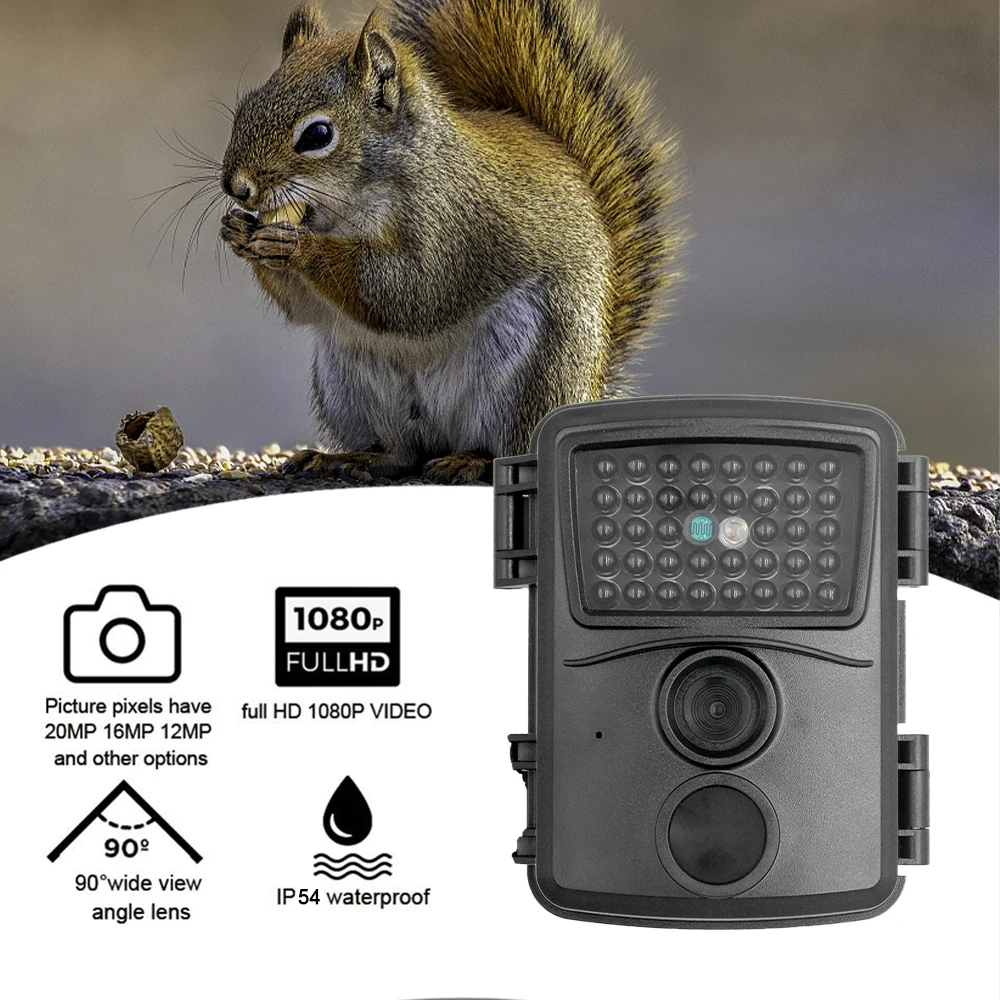 1080P Infrared Hunting Game Camera With Night Vision Wireless Surveillance Tracking Camera PR-600B Wildlife Trail Camera
1080P Infrared Hunting Game Camera With Night Vision Wireless Surveillance Tracking Camera PR-600B Wildlife Trail Camera
