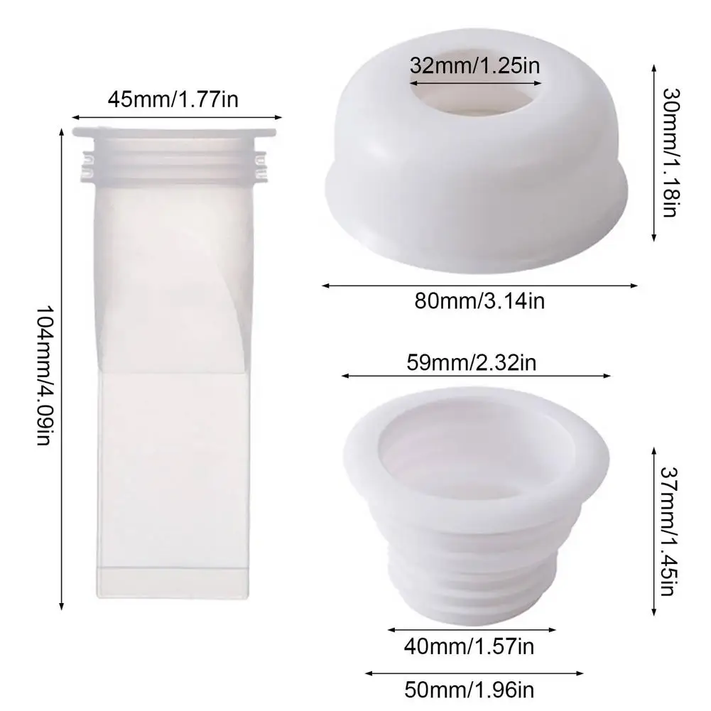 Sewer Pipe Anti-odor Sealing Plug Anti-aging Silicon Material Alkali Resistance Corrosion Kitchen Floor Drain Core | Обустройство