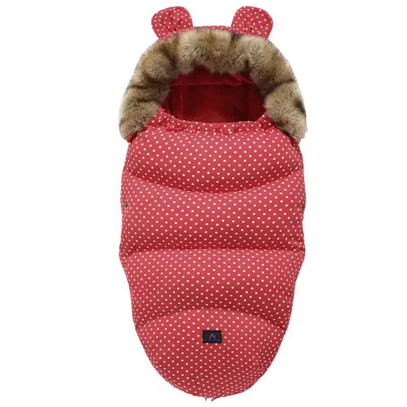 Newborn Infant Sleeping Bag Baby Stroller Envelopes Sleepsack Warm Swaddle Wrap Robe Fur Collar Cute 24BE
Newborn Infant Sleeping Bag Baby Stroller Envelopes Sleepsack Warm Swaddle Wrap Robe Fur Collar Cute 24BE