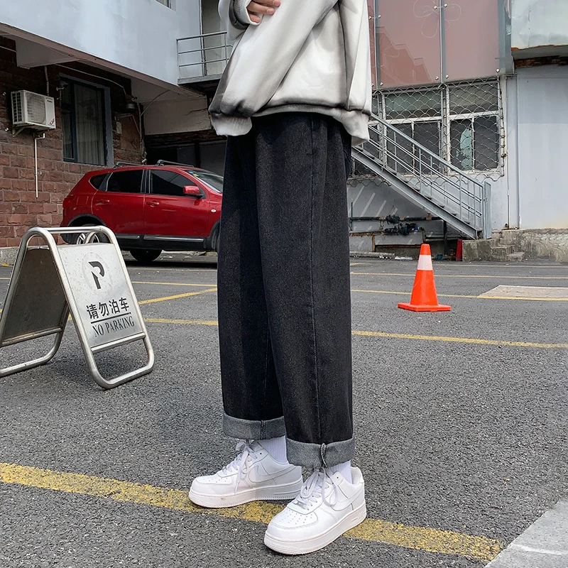 2021 spring and autumn new men's jeans casual cotton solid color denim trousers loose men's trousers fashion street jeans
2021 spring and autumn new men's jeans casual cotton solid color denim trousers loose men's trousers fashion street jeans