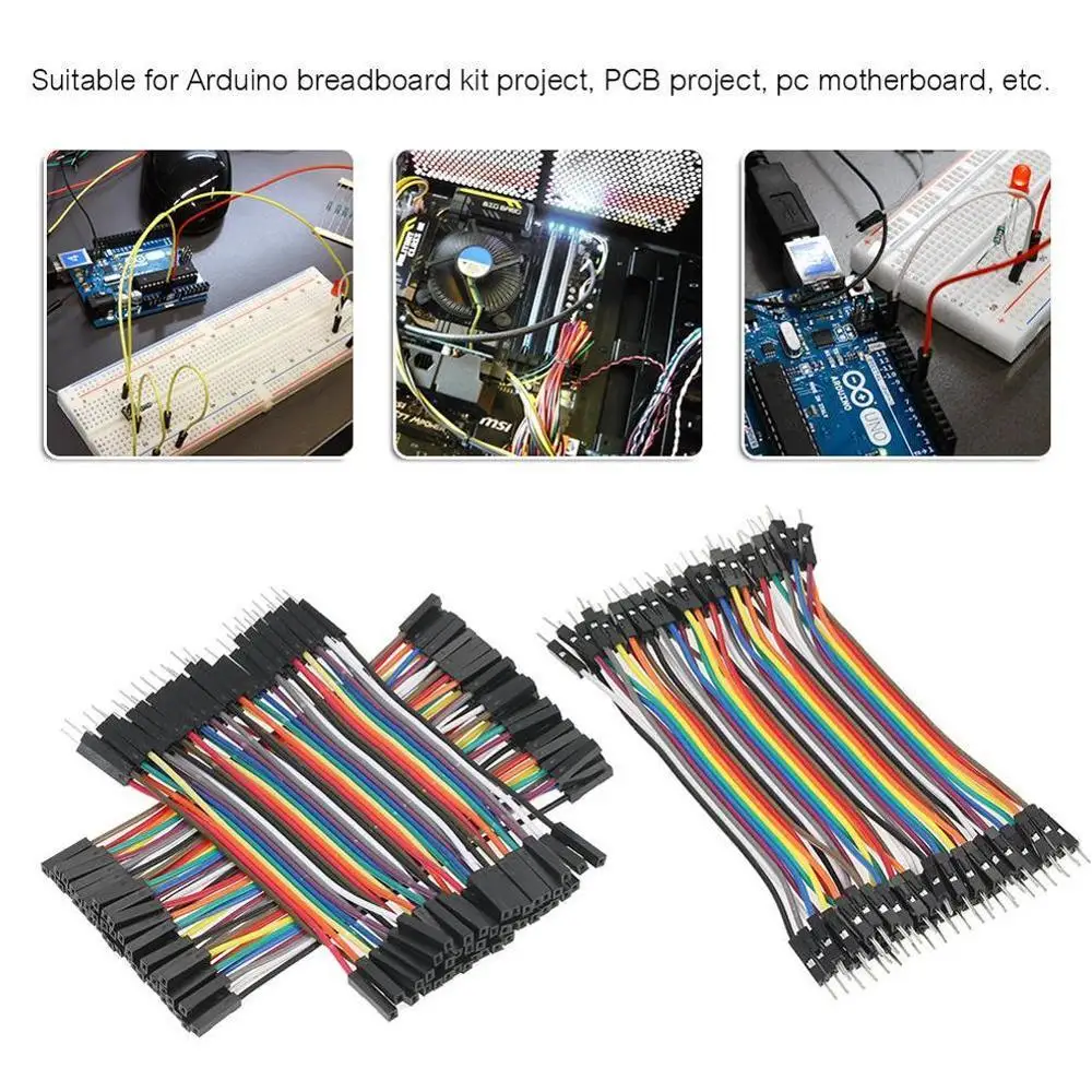 Cable Dupont Jumper Wire Dupont 10CM Male to Male + + Female to Female KIT DIY Male Wire Jumper Dupont Cab Female to Copper J5B5
Cable Dupont Jumper Wire Dupont 10CM Male to Male + + Female to Female KIT DIY Male Wire Jumper Dupont Cab Female to Copper J5B5