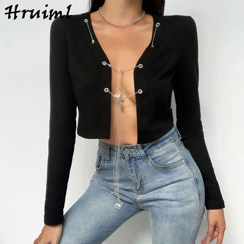 Blouses Women Casual Summer Long Sleeve Fashion Sequined Solid Short Ladies Shirts Tops Sexy Black Open Stitch High Street 2020
Blouses Women Casual Summer Long Sleeve Fashion Sequined Solid Short Ladies Shirts Tops Sexy Black Open Stitch High Street 2020