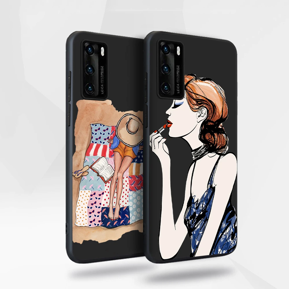 Travel Girl Case for Huawei P40 P30 P20 Honor 30 20 10 30S Mate 40 30 20 Lite Pro P Smart Plus 2019 Soft Silicone TPU Back Funda
Travel Girl Case for Huawei P40 P30 P20 Honor 30 20 10 30S Mate 40 30 20 Lite Pro P Smart Plus 2019 Soft Silicone TPU Back Funda