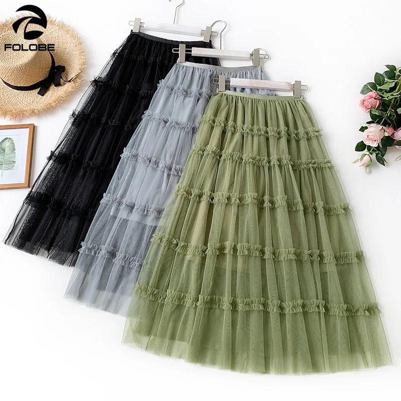 2020 New Arrival Women Elegant Party Long Skirts Green High Waist A-Line Sexy Tulle Mid-calf Cake Skirts for Office Lady
2020 New Arrival Women Elegant Party Long Skirts Green High Waist A-Line Sexy Tulle Mid-calf Cake Skirts for Office Lady