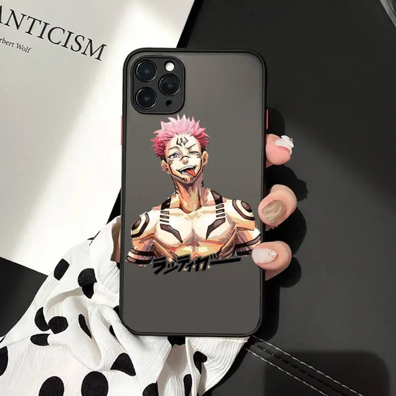 Jujutsu Kaisen Satoru Gojo Phone Case matte transparent For iphone 7 8 11 12 plus mini x xs xr pro max cover
Jujutsu Kaisen Satoru Gojo Phone Case matte transparent For iphone 7 8 11 12 plus mini x xs xr pro max cover
