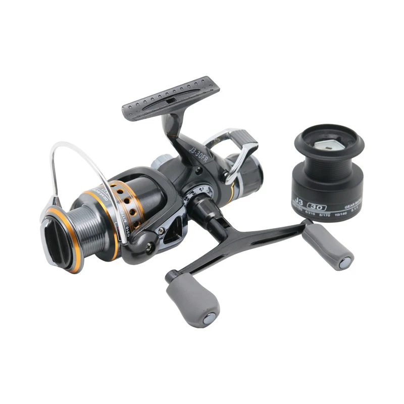 

2020 New Carp Spinning Fishing Reel Double Coil Handle Metal Spool All for Saltwater Lure Brake Gear Spin Line Reels Accessories