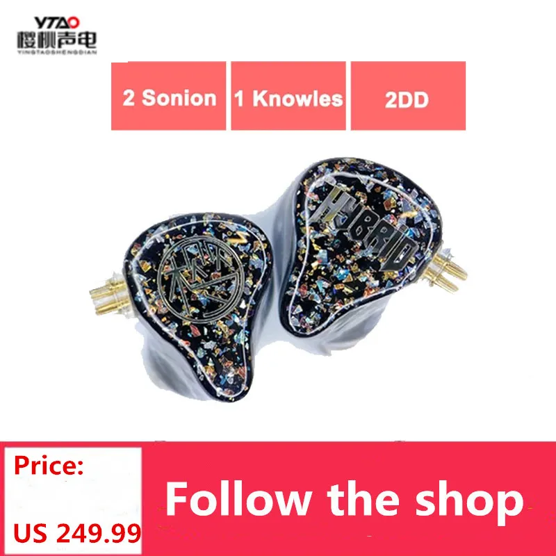 YTAO Crystal 2DD+3BA Flagship In-ear HIFI DJ Monitor Earphone 3D Printing Resin Driver Unit HIFI 2 Pin 0.78mm
YTAO Crystal 2DD+3BA Flagship In-ear HIFI DJ Monitor Earphone 3D Printing Resin Driver Unit HIFI 2 Pin 0.78mm