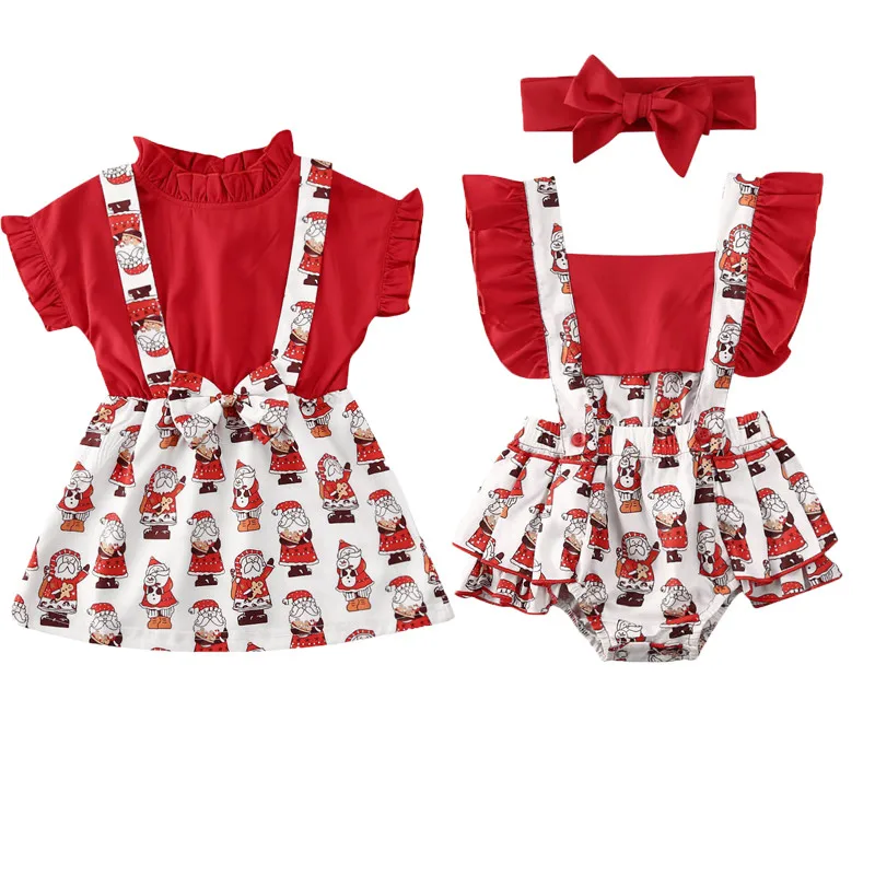 Family Sister Matching Clothes Christmas Santa Claus Printed Bodysuit Headband Dress Baby Girl Festival Casual Cotton Outfits
Family Sister Matching Clothes Christmas Santa Claus Printed Bodysuit Headband Dress Baby Girl Festival Casual Cotton Outfits