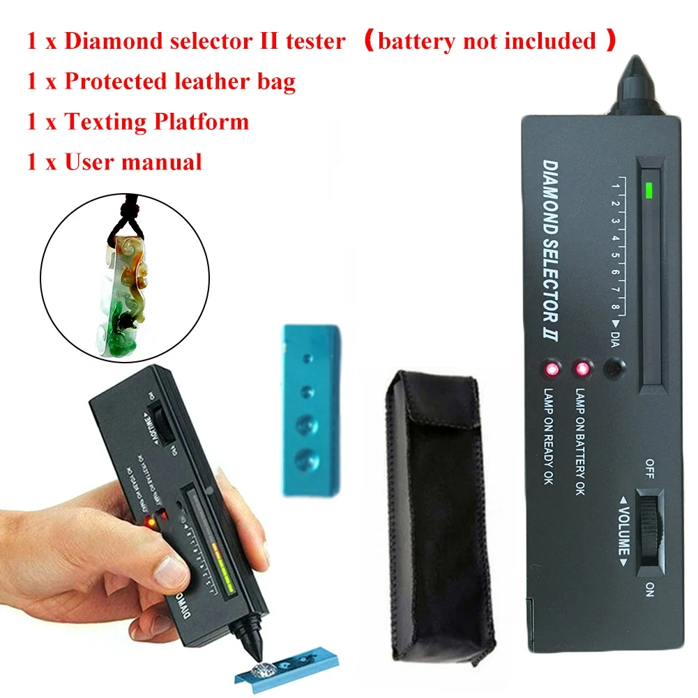 Diamond Gems Tester Pen Portable Gemstone Selector Tool LED Indicator High Accurate Reliable Jewelry Test Tool Gem Instruments
Diamond Gems Tester Pen Portable Gemstone Selector Tool LED Indicator High Accurate Reliable Jewelry Test Tool Gem Instruments