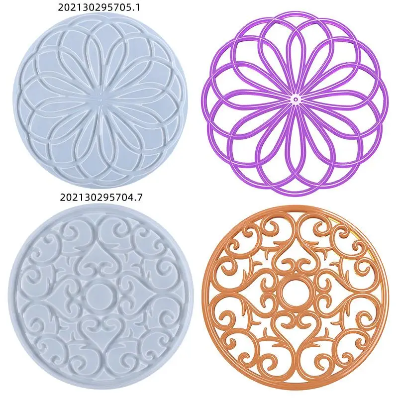 Mandala Coaster Epoxy Resin Mold Round Tray Cup Mat Casting Silicone Mould DIY Crafts Home Decoration Making Tool
Mandala Coaster Epoxy Resin Mold Round Tray Cup Mat Casting Silicone Mould DIY Crafts Home Decoration Making Tool