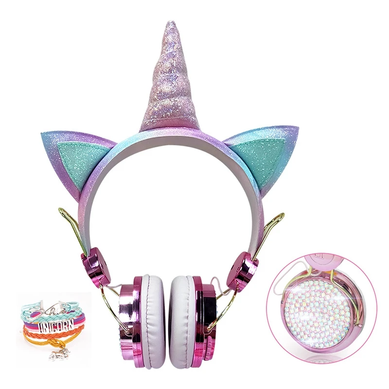 Cute Unicorn Wired Headphones With Microphone Girls Daughter Music Stereo Earphone Computer Mobile Phone Gamer Headset Kids Gift
Cute Unicorn Wired Headphones With Microphone Girls Daughter Music Stereo Earphone Computer Mobile Phone Gamer Headset Kids Gift