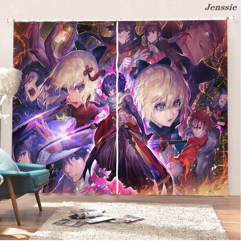 Затемняющие шторы с 3D рисунком Fate/Grand Order, занавески на окна гостиной, для подростков, спальни, готовые занавески s для дома
Затемняющие шторы с 3D рисунком Fate/Grand Order, занавески на окна гостиной, для подростков, спальни, готовые занавески s для дома