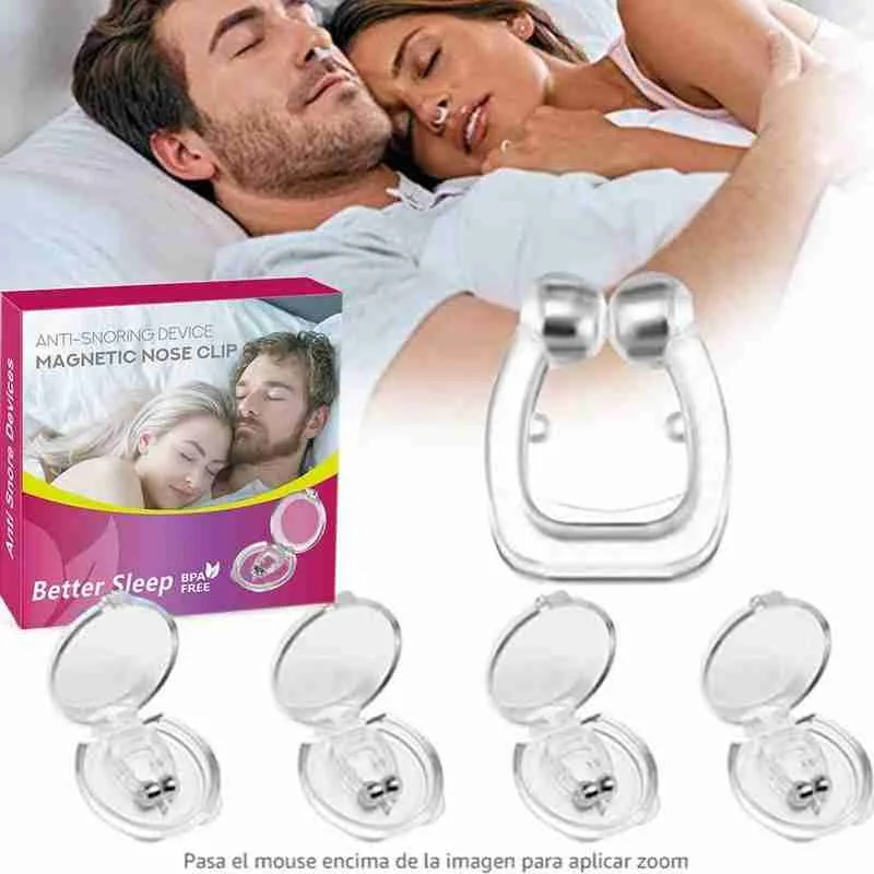 Silicone Nose Clip Anti Snore Stopper Snoring Silent Sleep Magnetic Aid Device Guard Night Anti Snoring Device Health Care
Silicone Nose Clip Anti Snore Stopper Snoring Silent Sleep Magnetic Aid Device Guard Night Anti Snoring Device Health Care