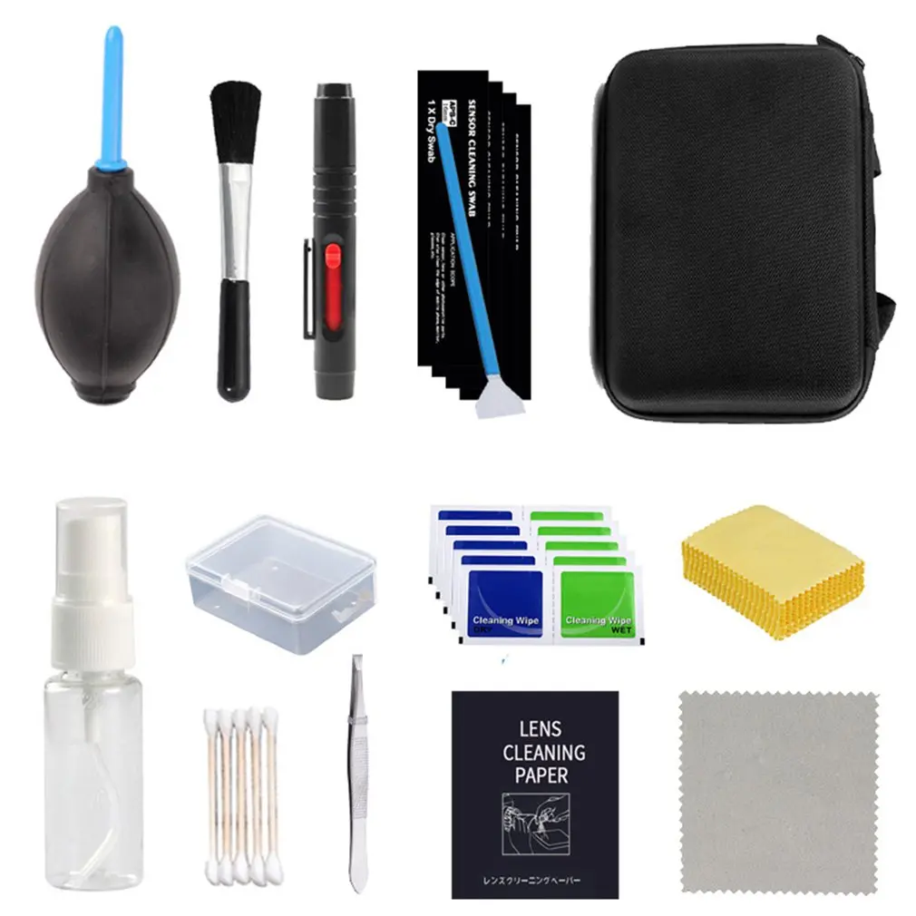 29pc/set Portable Camera Cleaner Kit DSLR Lens Digital Camera Sensor Cleaning Kit DV Camera Clean Set
29pc/set Portable Camera Cleaner Kit DSLR Lens Digital Camera Sensor Cleaning Kit DV Camera Clean Set