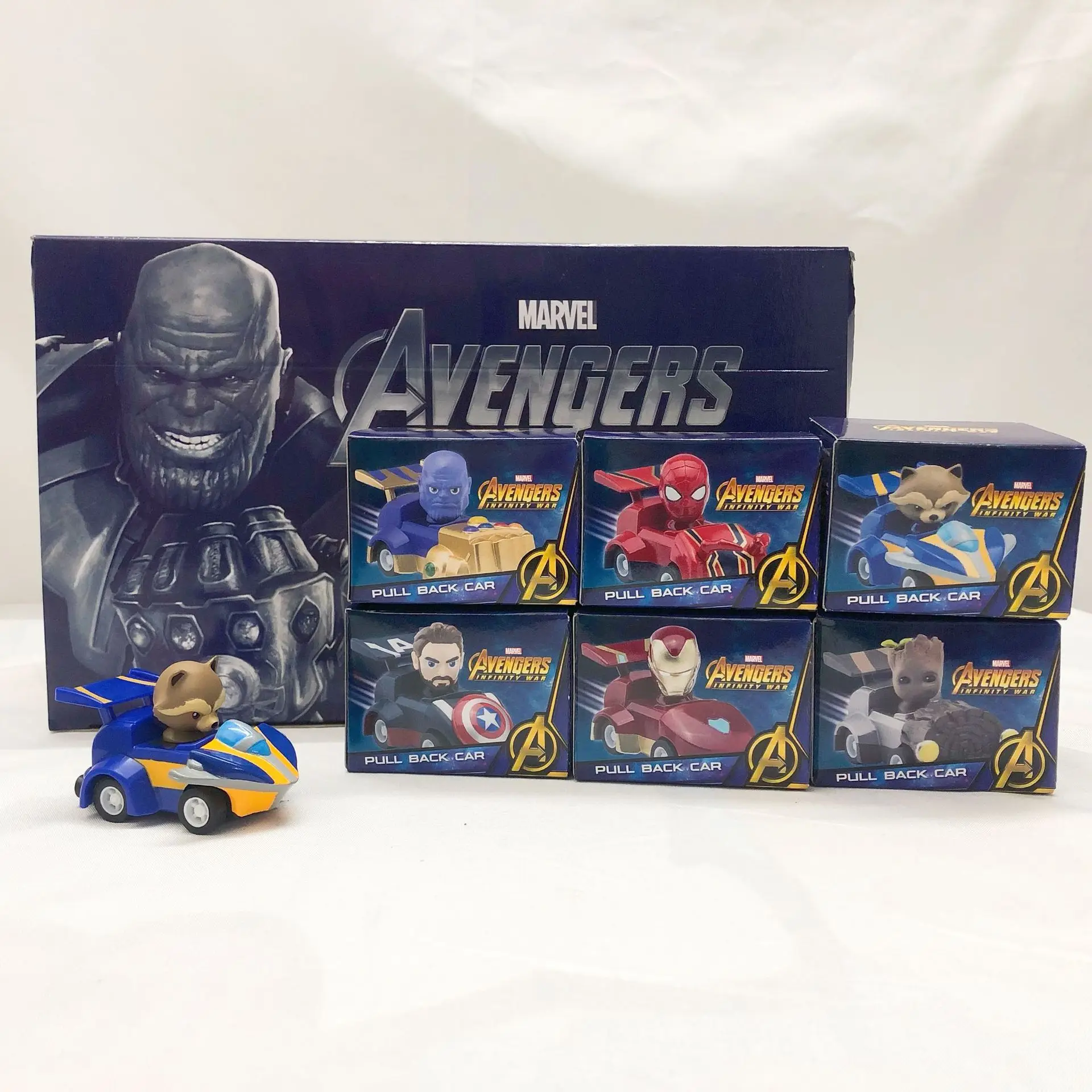 Guardians of the Galaxy Marvel's The Avengers Cartoon mini kart pull back car Model baby boy toy The best gift for children
Guardians of the Galaxy Marvel's The Avengers Cartoon mini kart pull back car Model baby boy toy The best gift for children