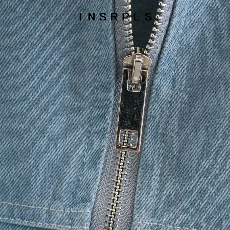 INSPRLS Women Chic Fashion With Pockets Denim Mini Dress Vintage Puff Sleeve Back Zipper Female Dresses Vestidos Mujer 
INSPRLS Women Chic Fashion With Pockets Denim Mini Dress Vintage Puff Sleeve Back Zipper Female Dresses Vestidos Mujer